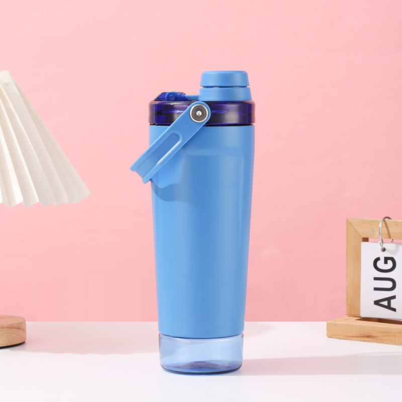 Cana shaker portabilă pentru exterior, sticlă de apă izolată din oțel inoxidabil 304 pentru drumeții