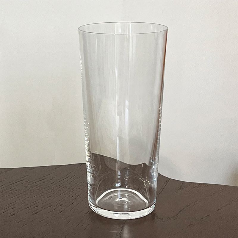 Pahar din sticlă cu litere în stil Instagram – design minimalist pentru apă, lapte, suc și cafea; sticlă subțire, estetică înaltă, cu pai