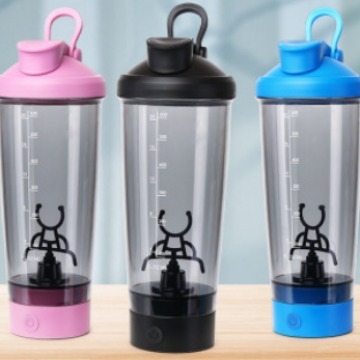 Cană de amestecare complet automată, recipient portabil electric pentru fitness, shaker cu proteine și cafea, model brevetat