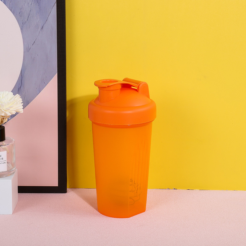 Shaker de proteine 400 ml cu scară de măsurare – pahar din plastic pentru milkshake, pentru fitness, cu logo imprimat