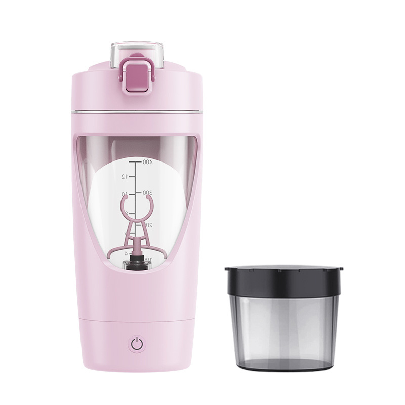 Cupa shaker electric portabilă, reîncărcabilă, detașabilă pentru shake-uri cu proteine – amestecare complet automată