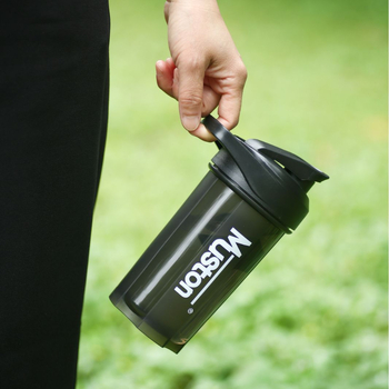 Shaker de proteine 500 ml, din plastic, unisex, portabil, etanș