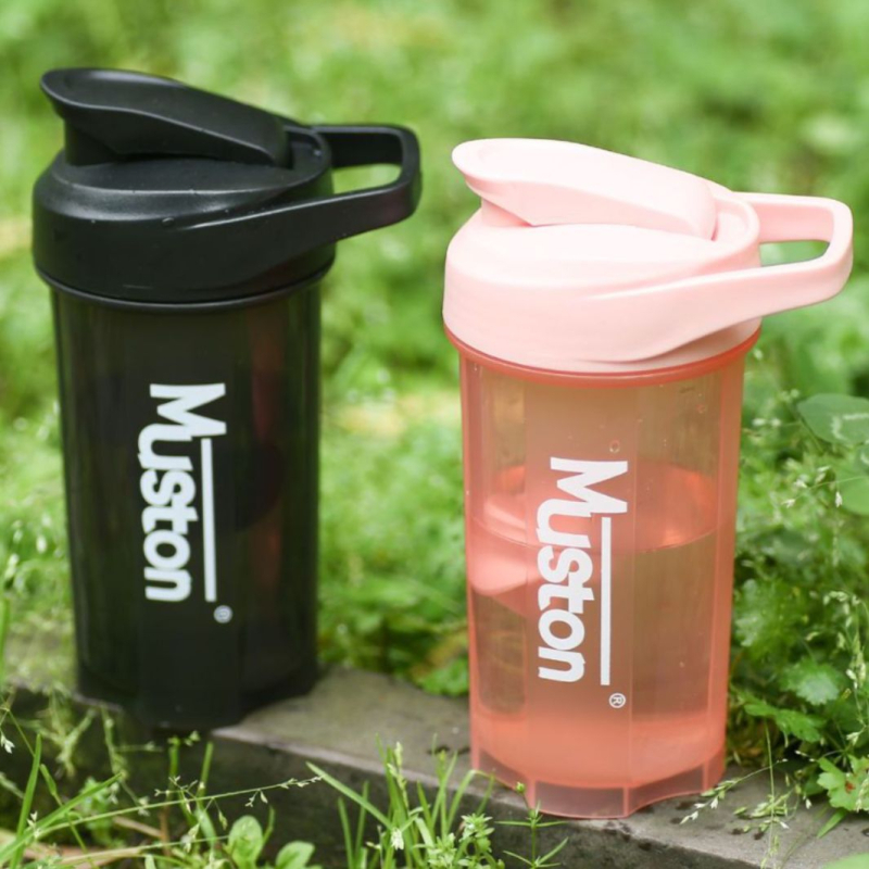 Shaker de proteine 500 ml, din plastic, unisex, portabil, etanș