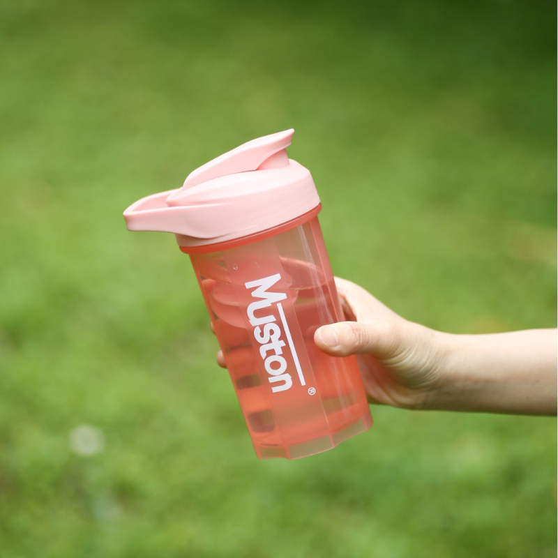 Shaker de proteine 500 ml, din plastic, unisex, portabil, etanș