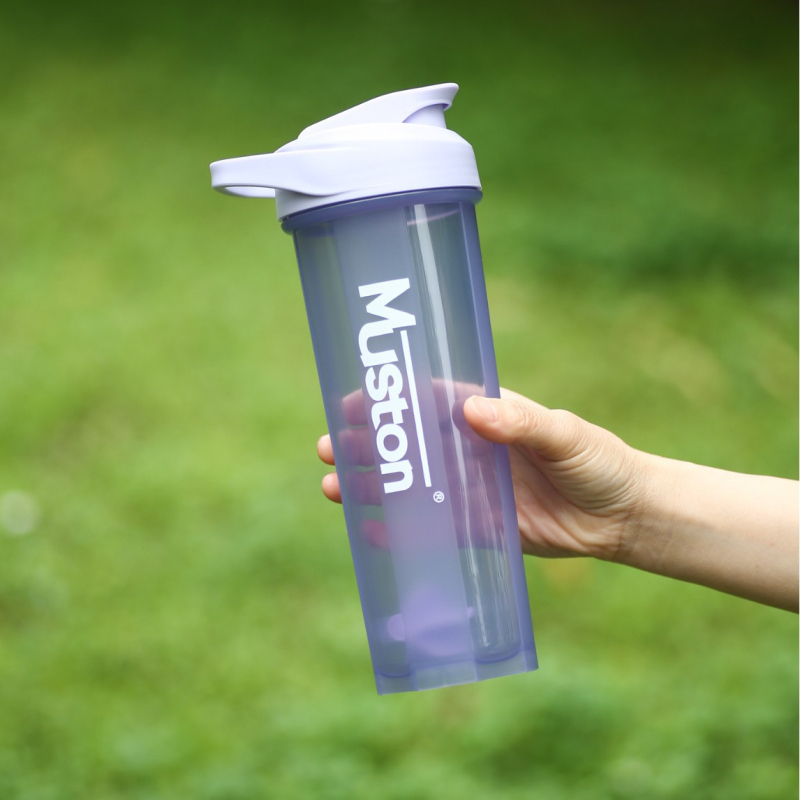 Shaker de proteine 500 ml, din plastic, unisex, portabil, etanș