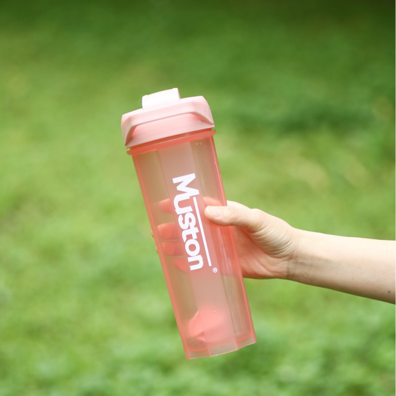Shaker de proteine 500 ml, din plastic, unisex, portabil, etanș
