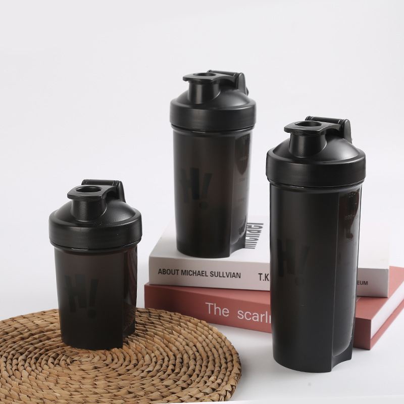 Shaker creativ pentru proteine, recipient sport portabil, rezistent la temperaturi înalte și la căderi, din plastic alimentar