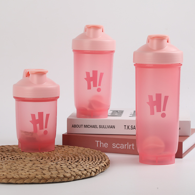 Shaker creativ pentru proteine, recipient sport portabil, rezistent la temperaturi înalte și la căderi, din plastic alimentar
