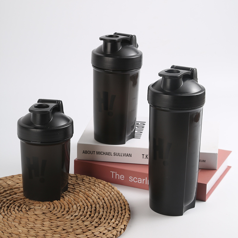 Shaker creativ pentru proteine, recipient sport portabil, rezistent la temperaturi înalte și la căderi, din plastic alimentar