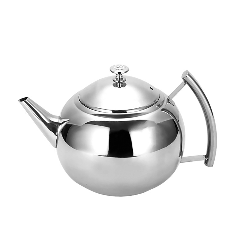 Moka pot din oțel inoxidabil cu infuzor și filtru de ceai – pentru hoteluri, restaurante și uz casnic