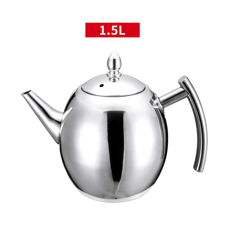 Moka pot din oțel inoxidabil cu infuzor și filtru de ceai – pentru hoteluri, restaurante și uz casnic