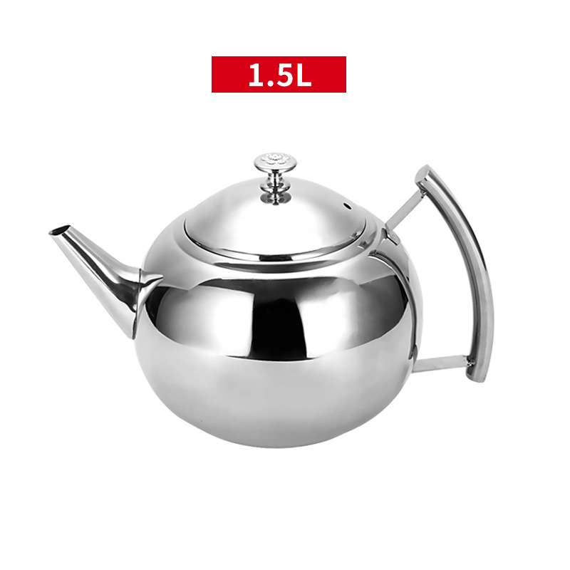 Moka pot din oțel inoxidabil cu infuzor și filtru de ceai – pentru hoteluri, restaurante și uz casnic