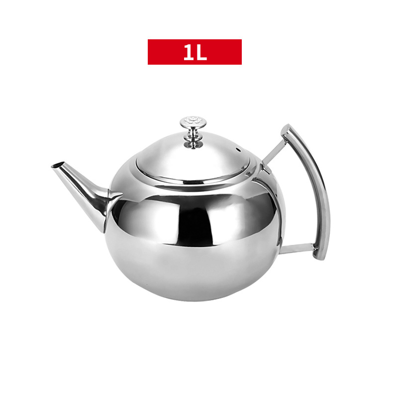 Moka pot din oțel inoxidabil cu infuzor și filtru de ceai – pentru hoteluri, restaurante și uz casnic