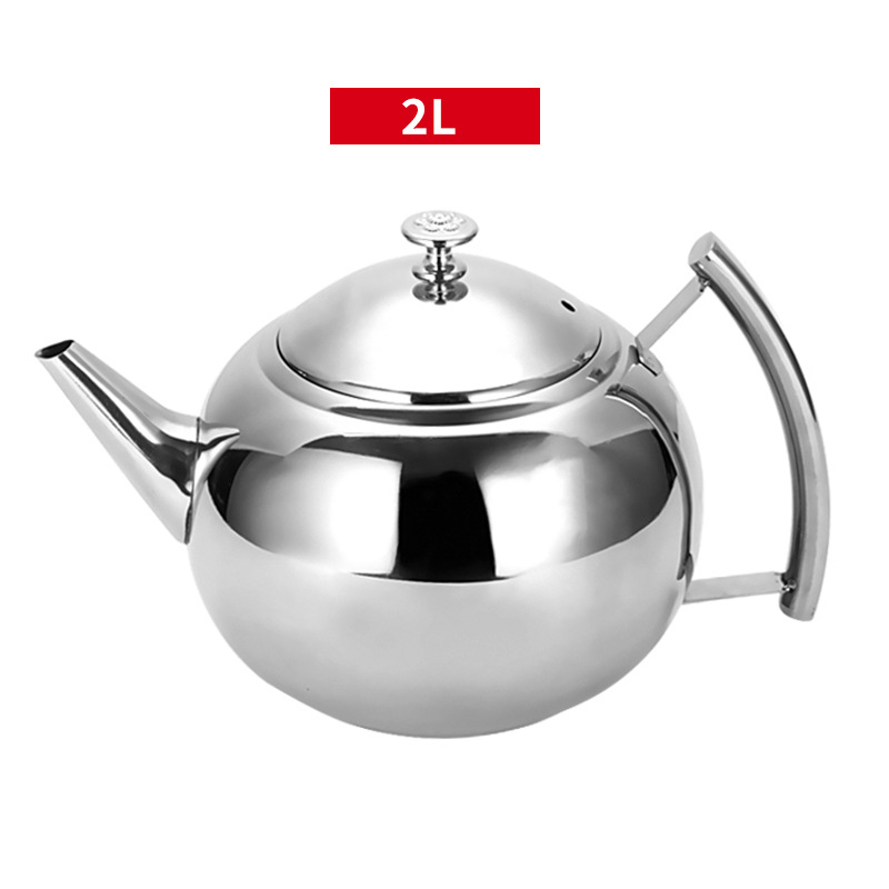Moka pot din oțel inoxidabil cu infuzor și filtru de ceai – pentru hoteluri, restaurante și uz casnic