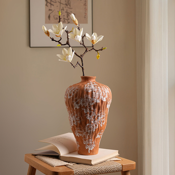 Beihanmei vază vintage din porțelan, farmec Wabi-Sabi pentru decorul casei