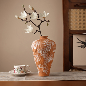 Beihanmei vază vintage din porțelan, farmec Wabi-Sabi pentru decorul casei