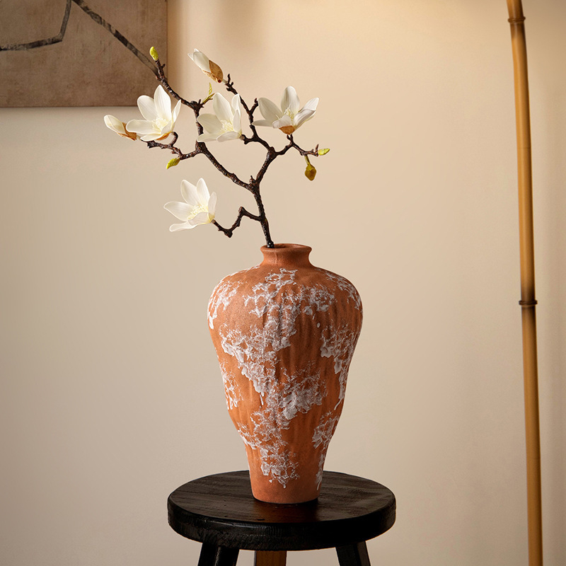 Beihanmei vază vintage din porțelan, farmec Wabi-Sabi pentru decorul casei