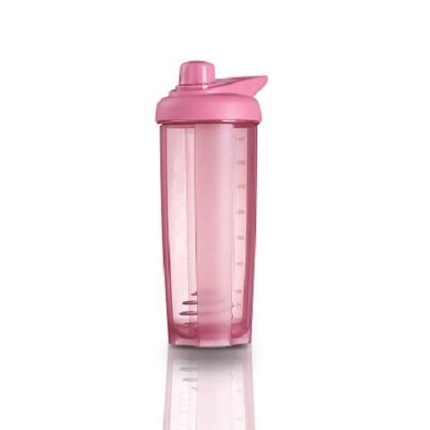 Shaker etanș pentru înlocuitor de masă cu pudră proteică și milkshake, pentru fitness, cu scară de măsurare și gravură a logo-ului