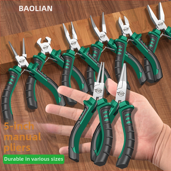 Baolian Clești cu nas ascuțit, mini clești pentru electricieni, clești pentru sârmă, clești industriale, clești multifuncționali