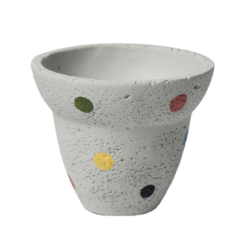 Ghiveci ceramic în stil nordic pentru interior, pentru suculente, decor circular pentru plante