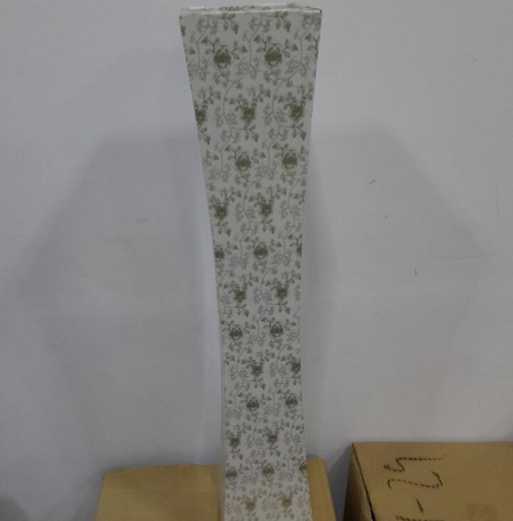 Vază din lemn pentru podea, sufragerie și hol — vază decorativă elegantă pentru casă, recuzită pentru nuntă și fotografiere