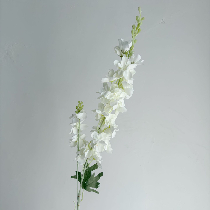 Flori artificiale cu efect flok: Delphinium, Hyacinth și Foxtail Grass, flori de mătase pentru decor acasă și decor de nuntă