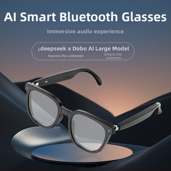 AI Bluetooth okuliare s prekladaním, hovorom a hudbou — tri v jednom pre cyklistické slnečné okuliare