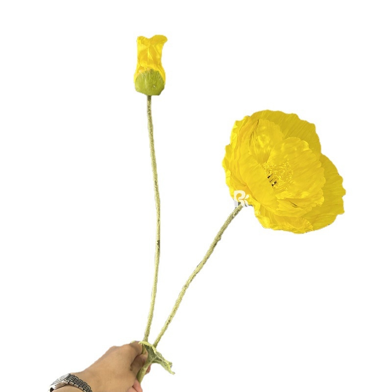 Macii artificial mari – flori de satin pentru aranjamente de nuntă, decor, recuzită pentru fotografie și artă florală pentru casă