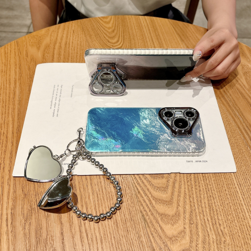 Kućište Huawei Pura70Pro / P70Pro+ s glitter gradientom i folijom, držač objektiva, potpuna zaštita