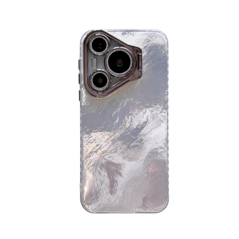 Kućište Huawei Pura70Pro / P70Pro+ s glitter gradientom i folijom, držač objektiva, potpuna zaštita