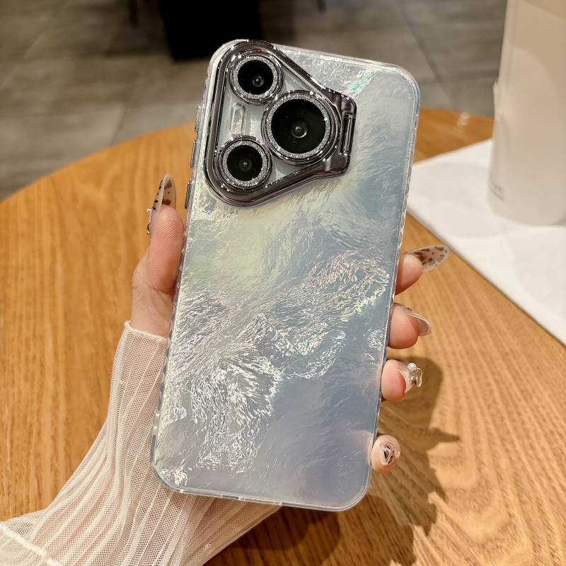 Kućište Huawei Pura70Pro / P70Pro+ s glitter gradientom i folijom, držač objektiva, potpuna zaštita