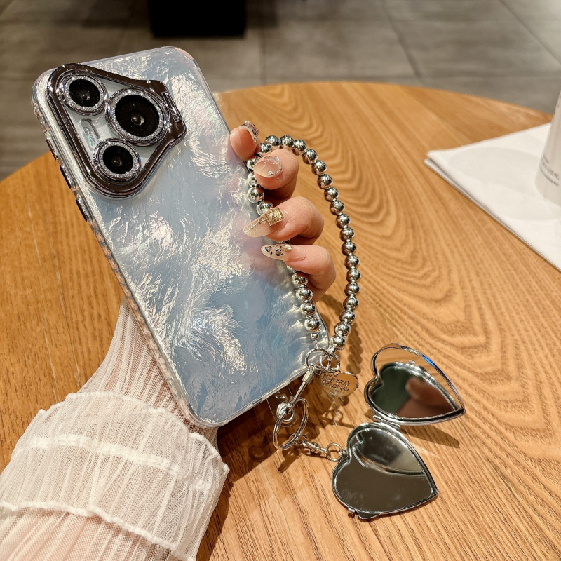 Kućište Huawei Pura70Pro / P70Pro+ s glitter gradientom i folijom, držač objektiva, potpuna zaštita
