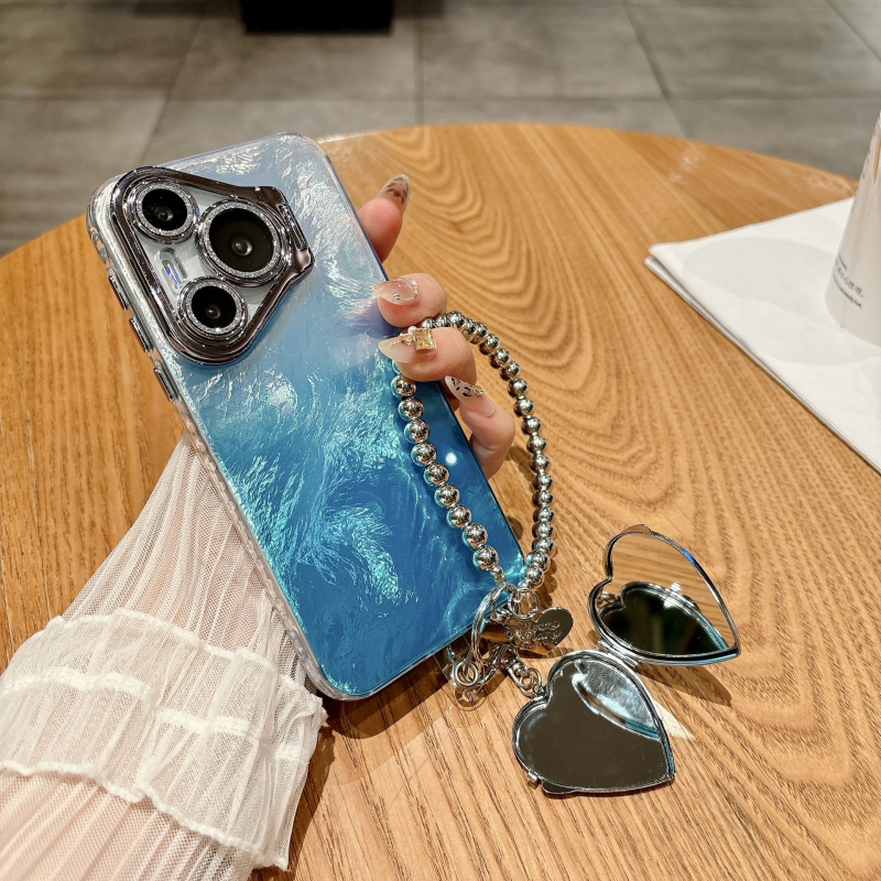 Kućište Huawei Pura70Pro / P70Pro+ s glitter gradientom i folijom, držač objektiva, potpuna zaštita