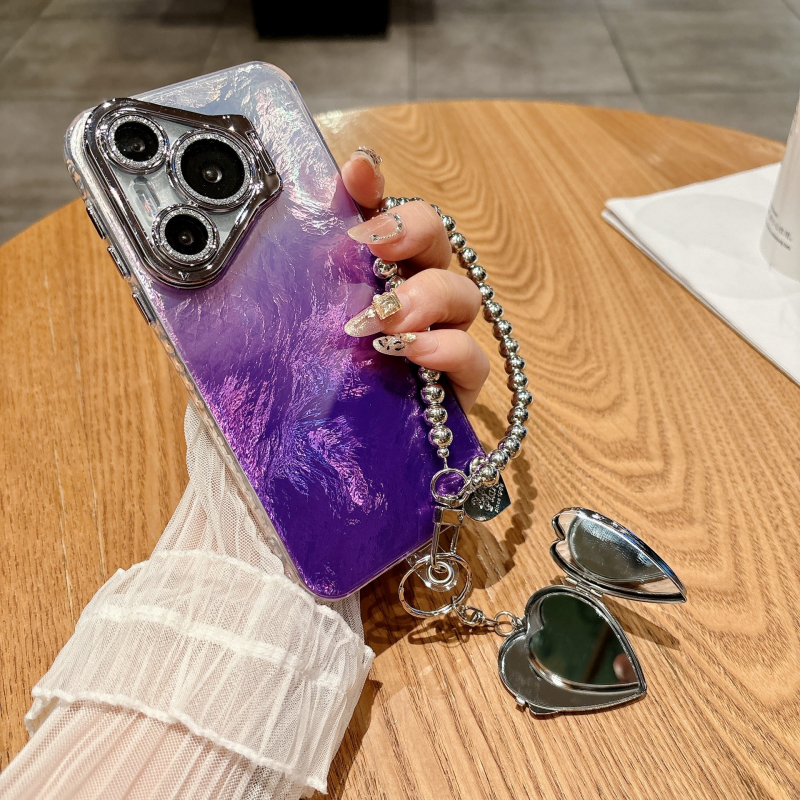 Kućište Huawei Pura70Pro / P70Pro+ s glitter gradientom i folijom, držač objektiva, potpuna zaštita