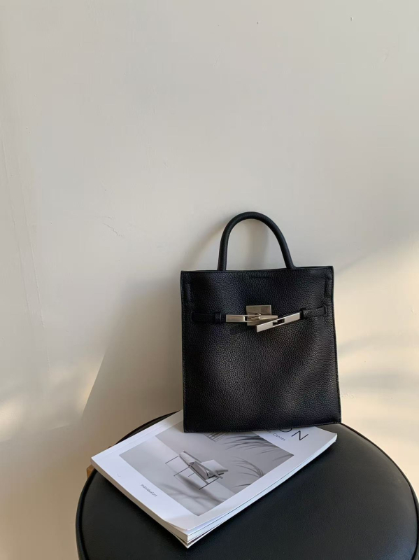 Ženska Kelly Tote torba od teleće kože, vrhunske kvalitete, moderna i profinjena, kompaktna kožna torba preko ramena za telefon, bucket bag