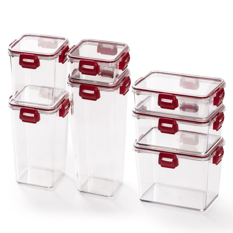 Cutie de depozitare pentru fructe și legume de bucătărie – sigilată, potrivită pentru congelare, plastic alimentar, organizator pentru frigider
