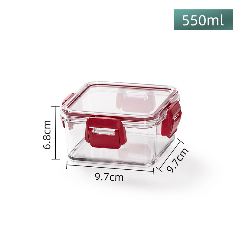 Cutie de depozitare pentru fructe și legume de bucătărie – sigilată, potrivită pentru congelare, plastic alimentar, organizator pentru frigider