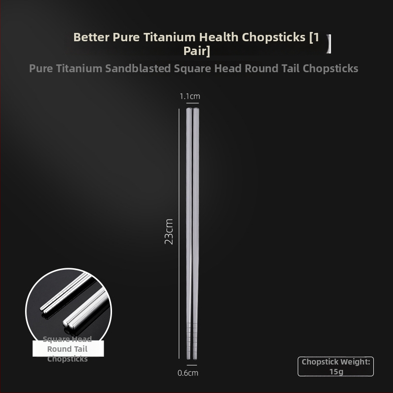 Bețișoare de bucătărie din titan pur, personalizabile, antibacteriene, rezistente la mucegai și coroziune, design Ice Flower, tacâmuri din titan ultra-ușoare pentru acasă și exterior