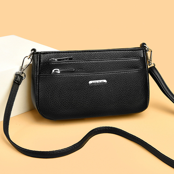 Mala PU kožna crossbody torbica, jednofarbna, s više pretinaca, svakodnevna torba, proljeće 2026