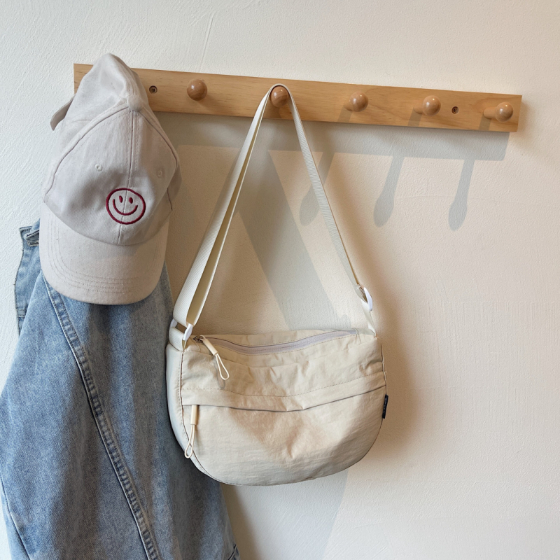 Najlonska crossbody torbica, unisex, svestrana torba preko ramena u dumpling stilu, za vožnju biciklom, vodootporna