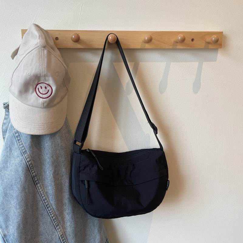 Najlonska crossbody torbica, unisex, svestrana torba preko ramena u dumpling stilu, za vožnju biciklom, vodootporna