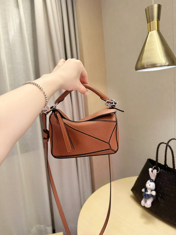 Luojia mini torbica od prave kože – pretvoriva u torbu za nošenje preko ramena, patchwork mekana koža, ženska torba s naramenicom i crossbody