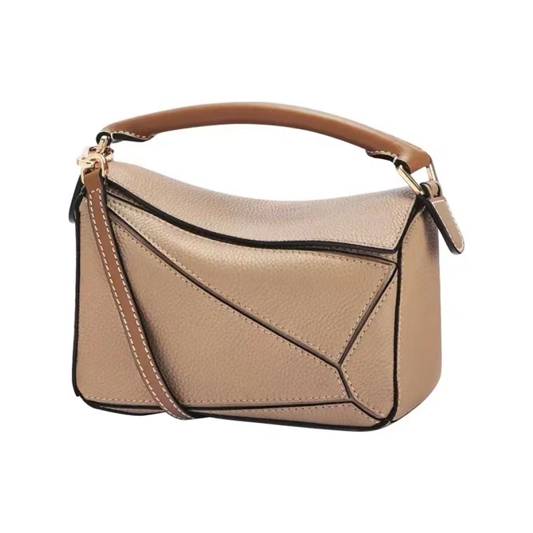 Luojia mini torbica od prave kože – pretvoriva u torbu za nošenje preko ramena, patchwork mekana koža, ženska torba s naramenicom i crossbody