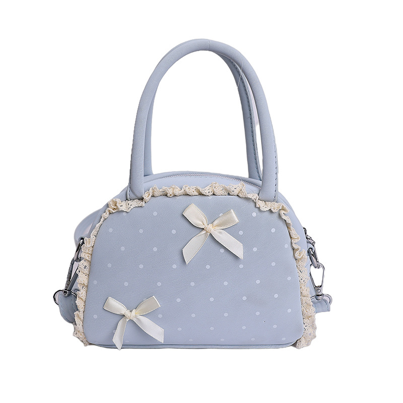 Ženska torbica u stilu macarona, mini torbica za ruž, slatka mašna, školjkast oblik, crossbody torba