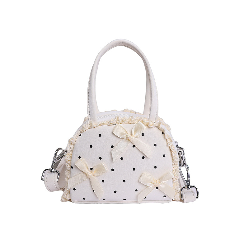 Ženska torbica u stilu macarona, mini torbica za ruž, slatka mašna, školjkast oblik, crossbody torba
