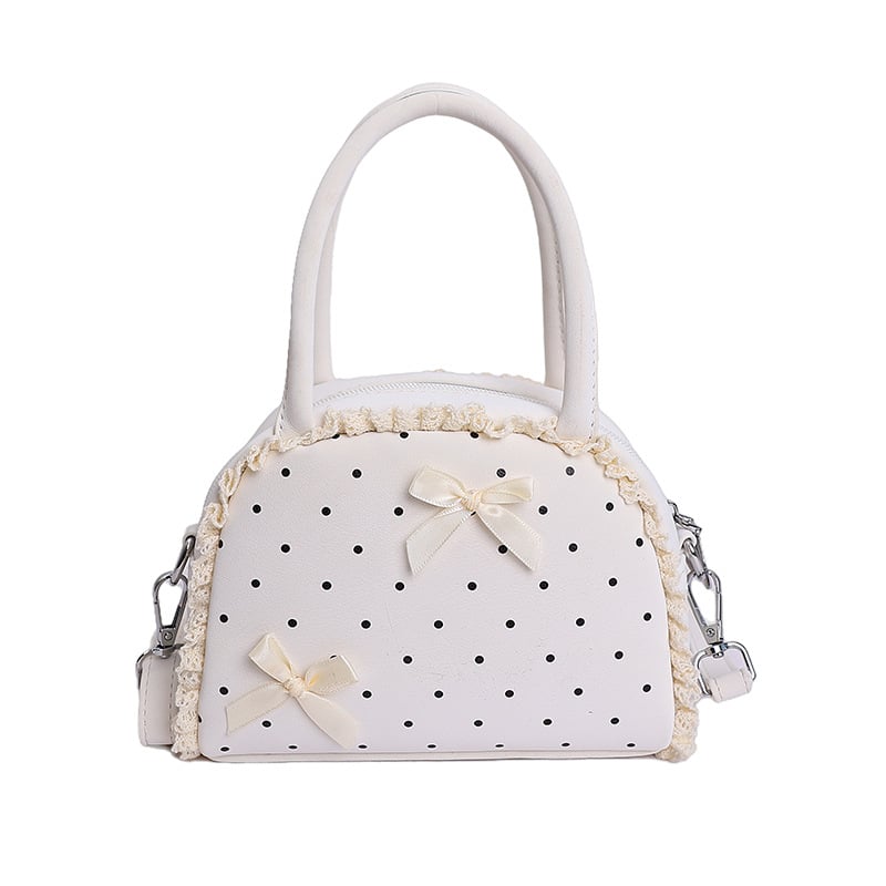 Ženska torbica u stilu macarona, mini torbica za ruž, slatka mašna, školjkast oblik, crossbody torba
