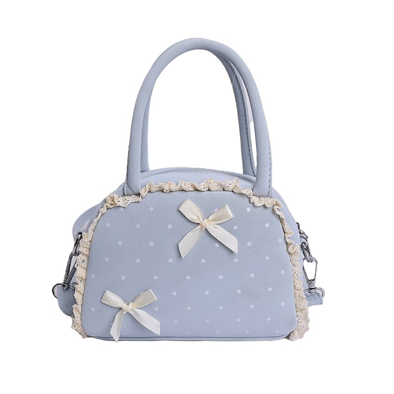 Ženska torbica u stilu macarona, mini torbica za ruž, slatka mašna, školjkast oblik, crossbody torba