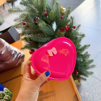 2025 novi srcoliki jelly novčanik za novac, mini torbica za ruž, sladak moderan stil