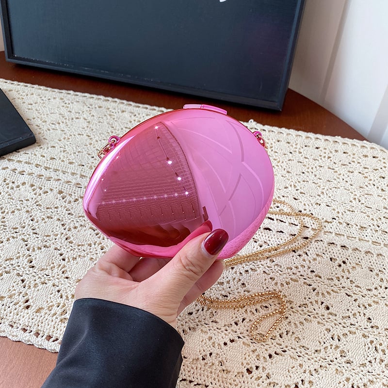 Akrilna ogledalna clutch torbica s lancem, moderan euro-američki stil, kutija za ruž