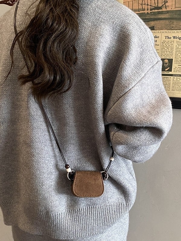 Ženska mini kvadratna torbica za rame, crossbody, torbica za ruž, svestrana, visoke kvalitete